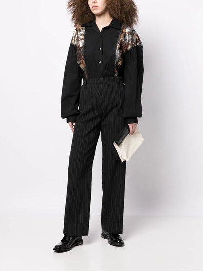 Dolly Sequin-Panel Shirt