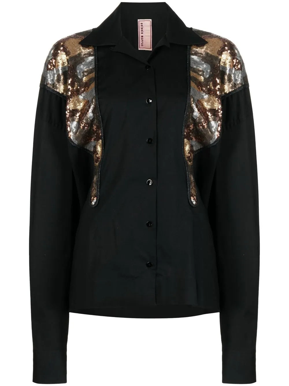 Dolly Sequin-Panel Shirt