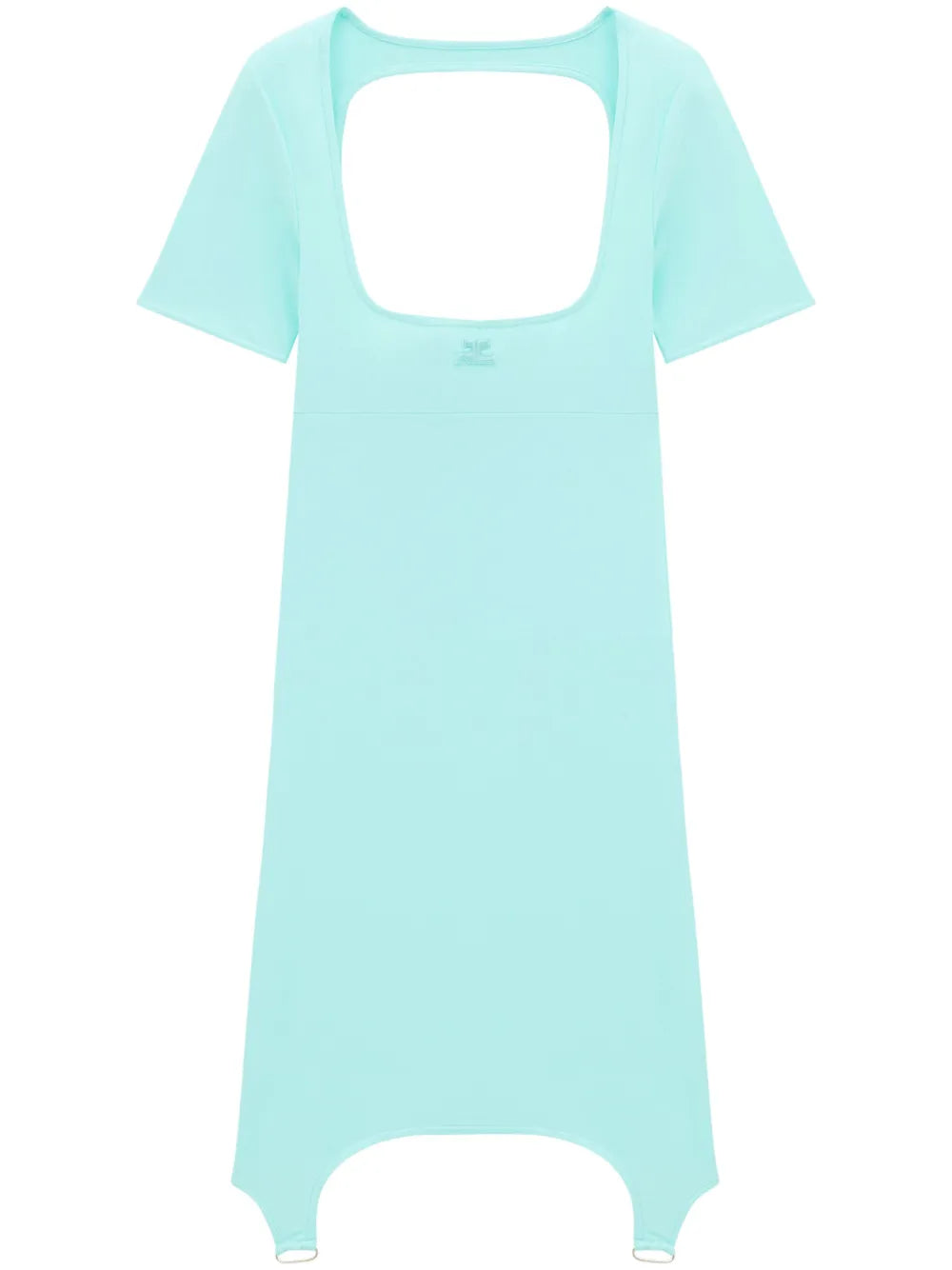 Square-Neck Cut-Out Mini Dress