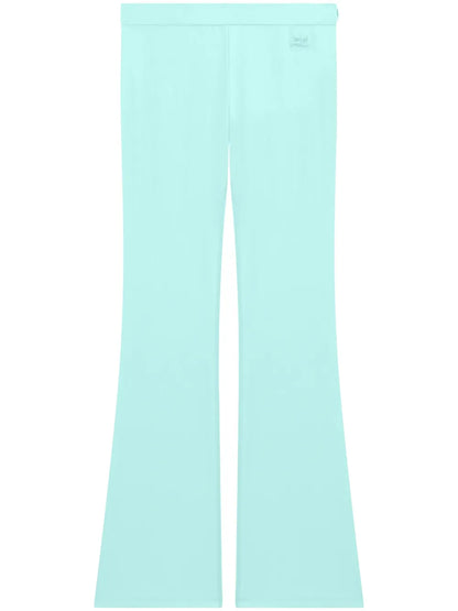Low-Rise Flared Trousers