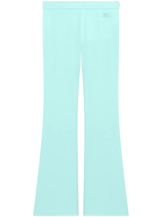 Low-Rise Flared Trousers