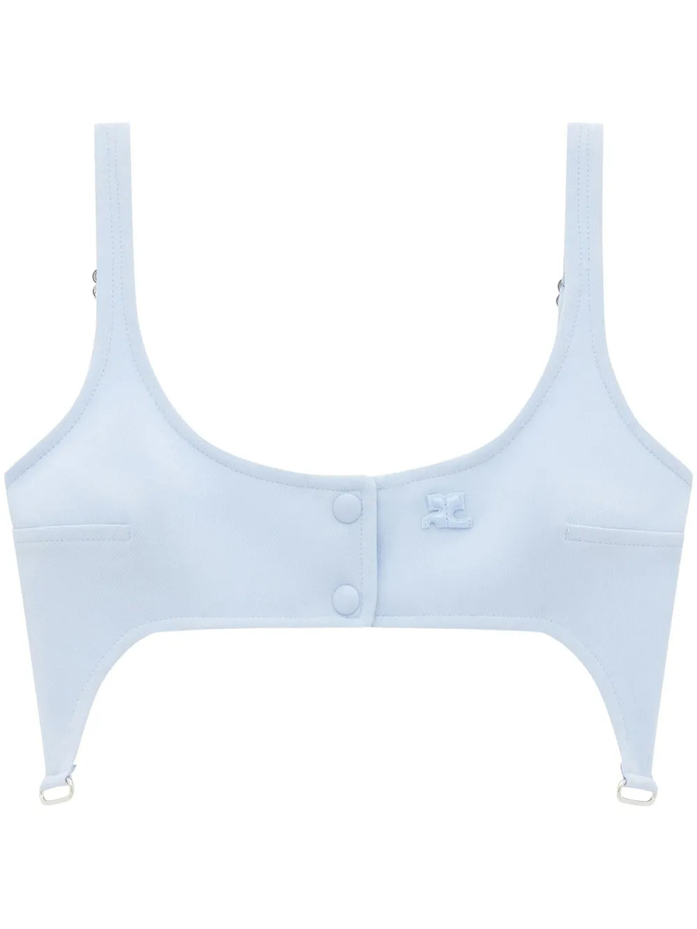Suspenders-Effect Crop Top