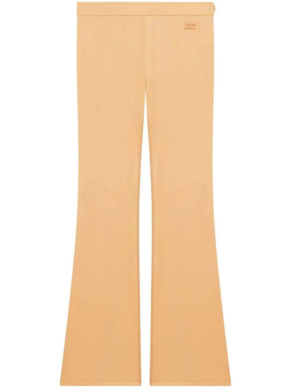 Embroidered Logo Flared-Leg Trousers