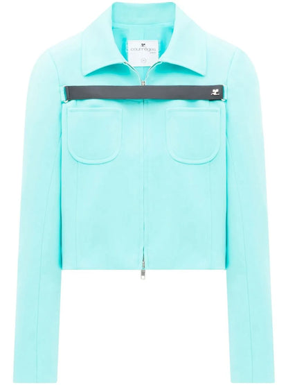 Logo-Embellished Twill Strap Jacket