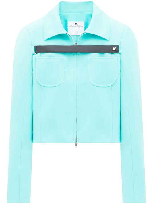 Logo-Embellished Twill Strap Jacket