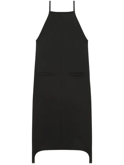 Square-Neck Midi Dress