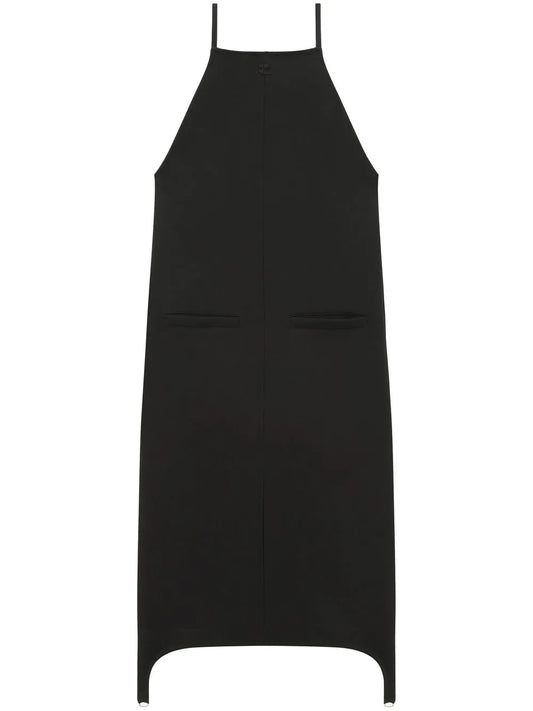 Square-Neck Midi Dress