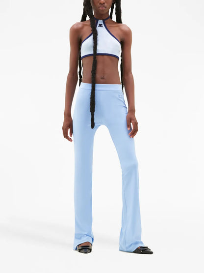 Tech Jersey Flared Trousers