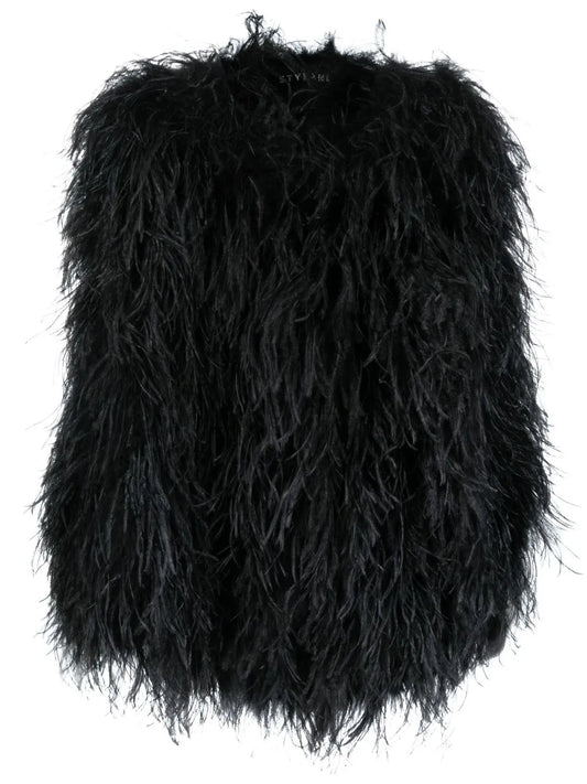 Oversized Feather Jacket
