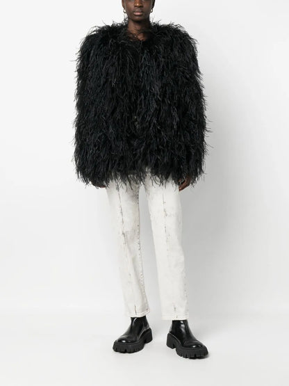 Oversized Feather Jacket