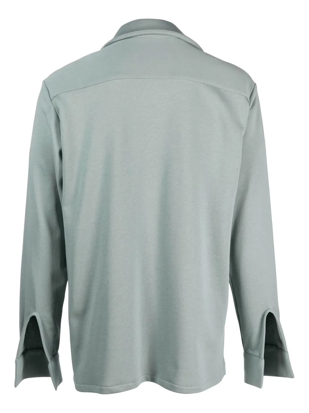 Open-Front Cotton Shirt Jacket