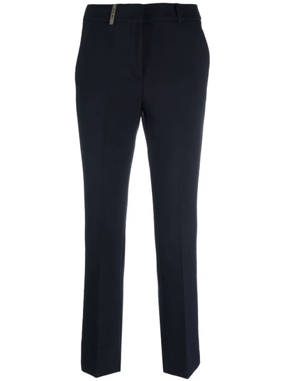 Cropped Tailored Trousers