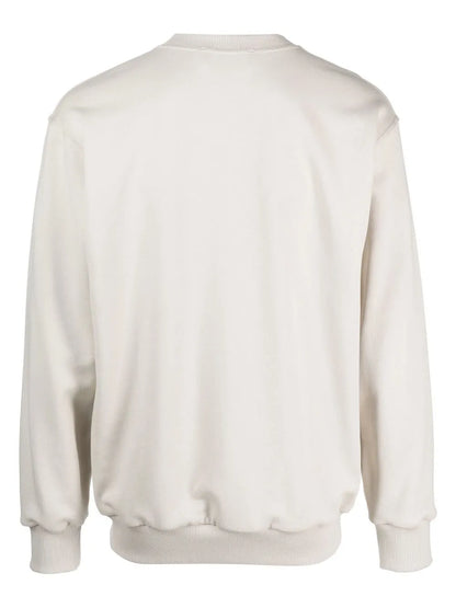 Crew-Neck Organic Cotton Sweatshirt