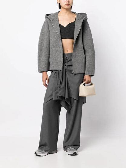 Zip-Up Hooded Jacket