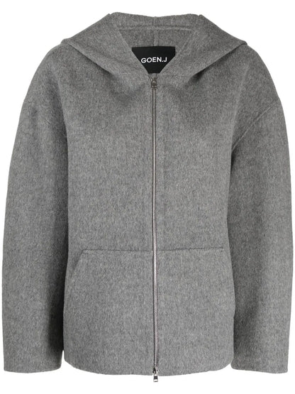 Zip-Up Hooded Jacket