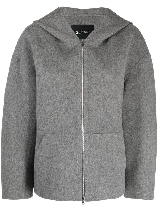 Zip-Up Hooded Jacket
