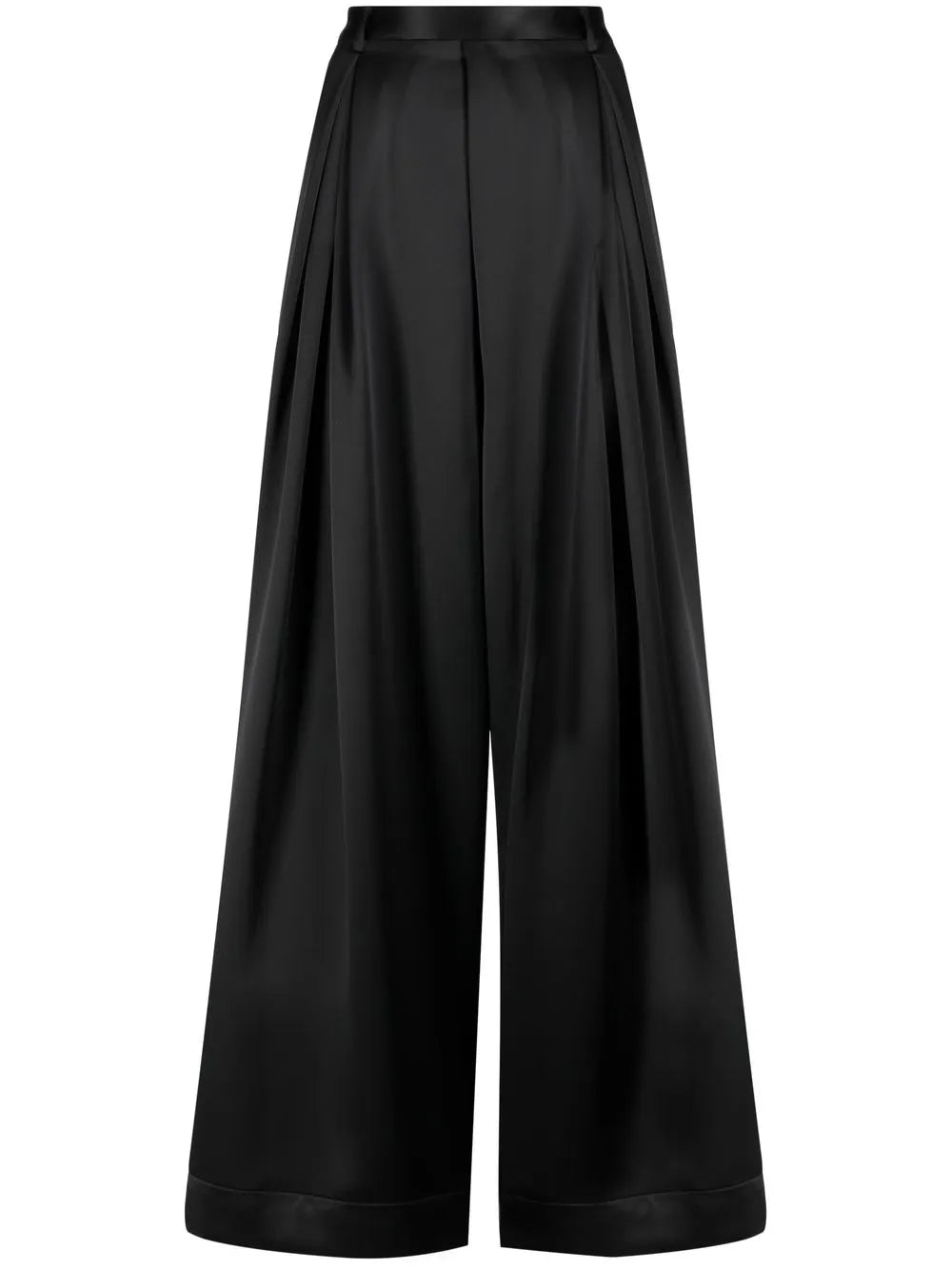 Pleated Wide-Leg Pants