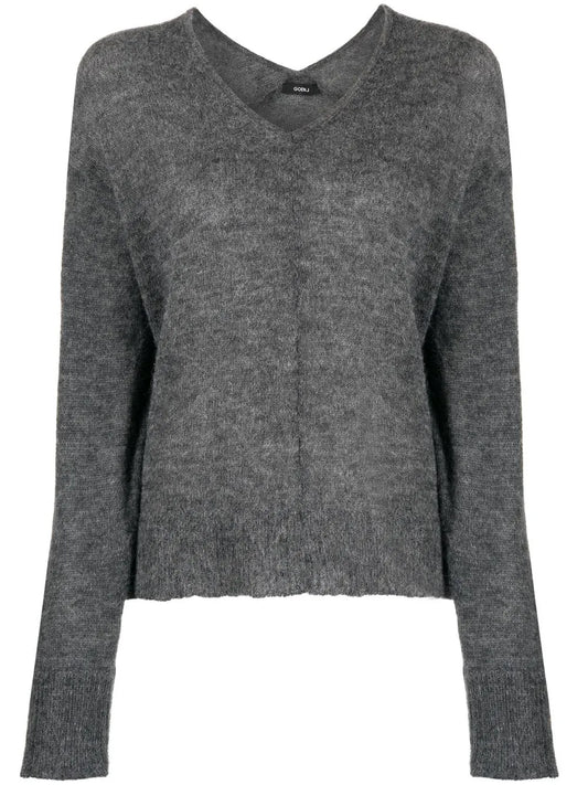 V-Neck Knitted Sweater