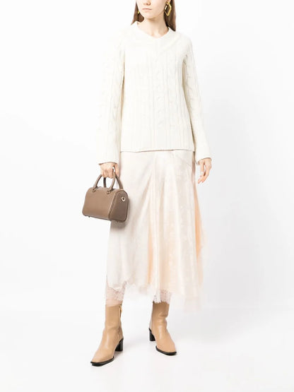Cable-Knit Wool-Blend Sweater