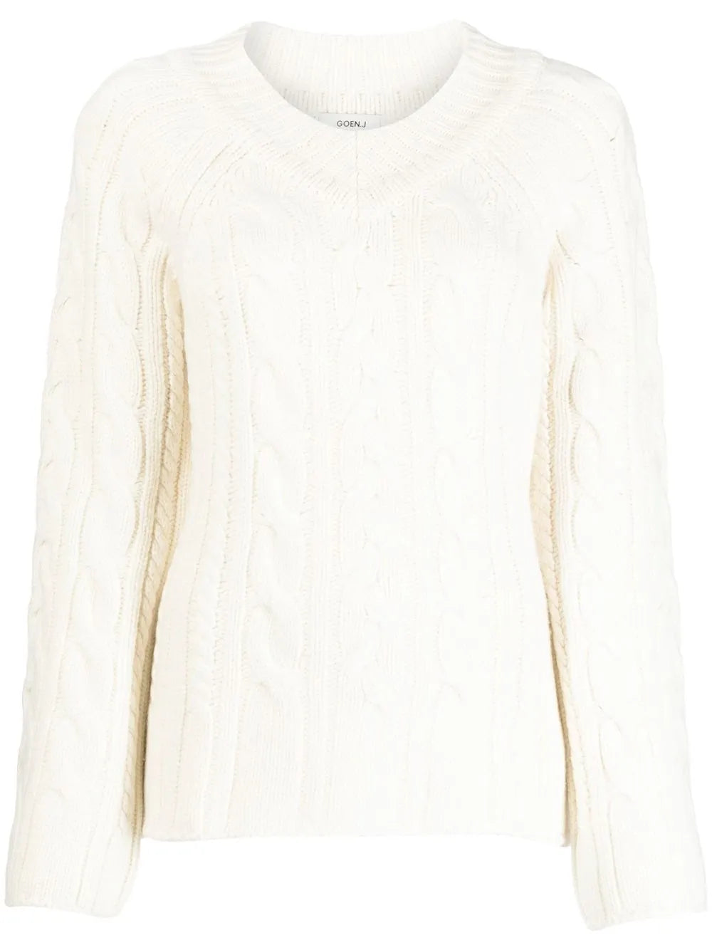 Cable-Knit Wool-Blend Sweater