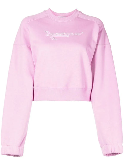 Logo-Print Crew Neck Sweatshirt