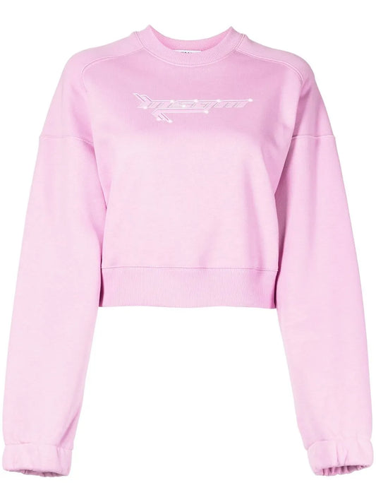 Logo-Print Crew Neck Sweatshirt