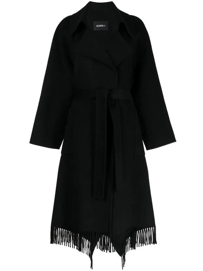 Double-Faced Fringed Coat