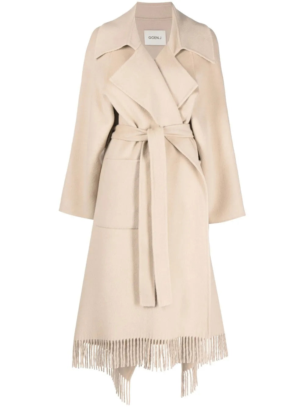 Double-Faced Fringed Coat