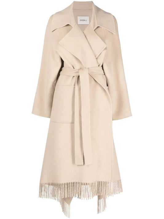 Double-Faced Fringed Coat