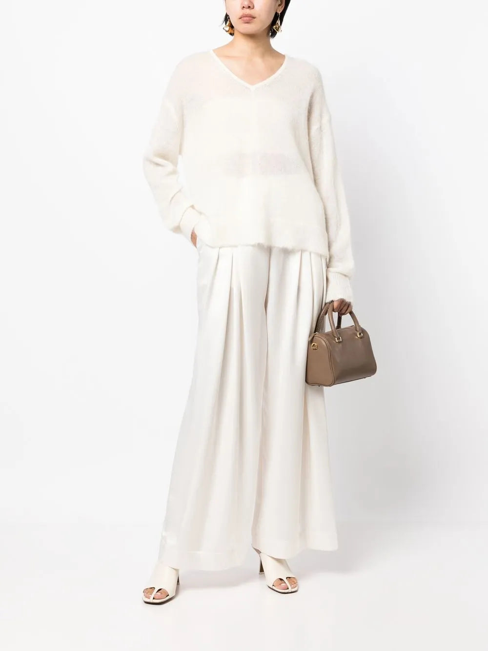 V-Neck Knitted Sweater