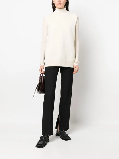 Cashmere Wool Blend Knit Vest