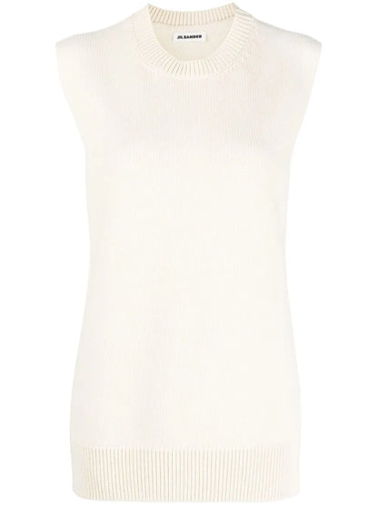 Cashmere Wool Blend Knit Vest