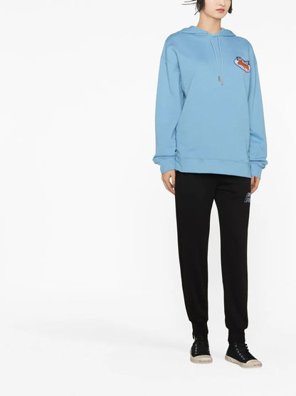 Patch-Detail Cotton Hoodie