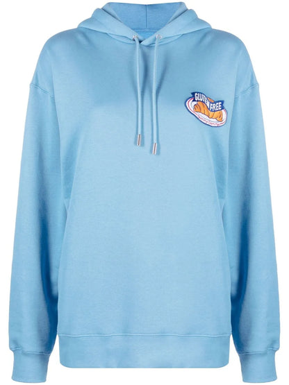 Patch-Detail Cotton Hoodie