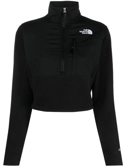 Embroidered-Logo Half-Zip Sweatshirt