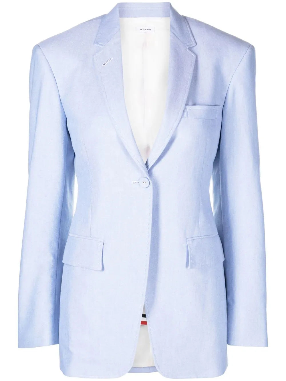 Single-Breasted Cotton Blazer