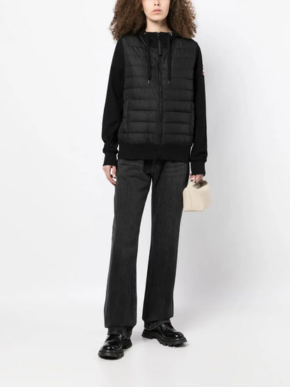 Quilted Logo-Patch Jacket