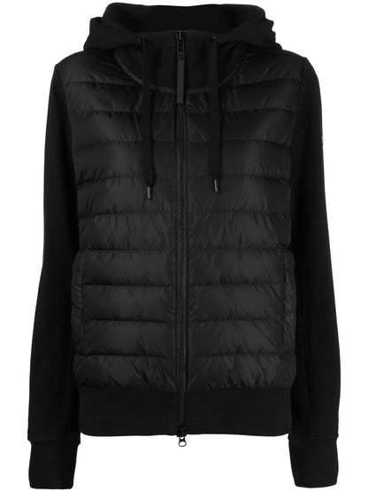 Quilted Logo-Patch Jacket