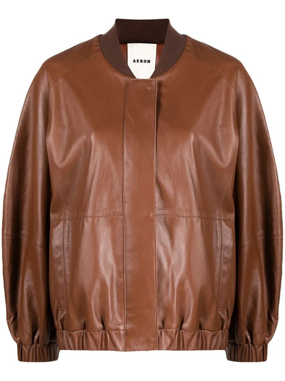 Bloom Lambskin Bomber Jacket