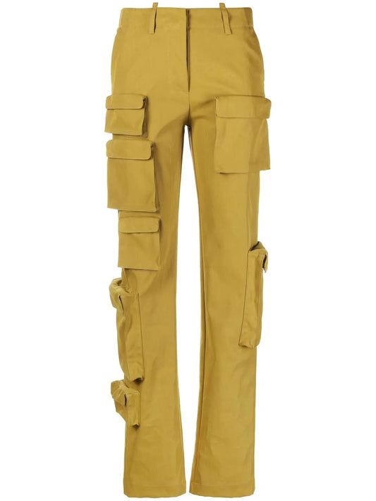 Co Multipocket Straight-Leg Cargo Trousers