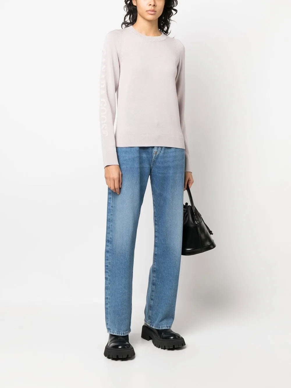 Wool Logo-Print Jumper