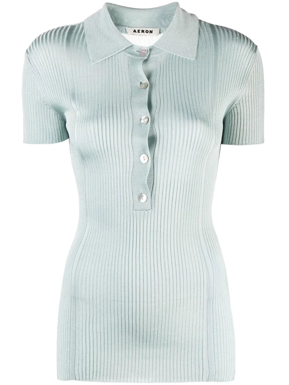Knitted Short-Sleeve Top