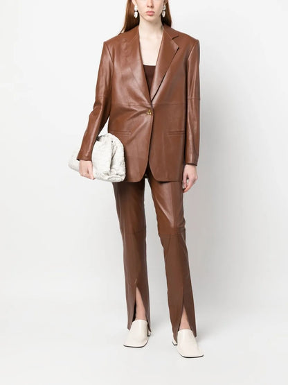 Elm Lambskin Trousers