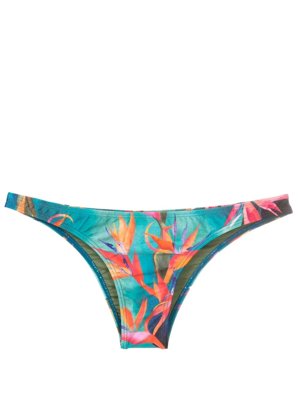 Poipu-Printed Bikini Bottoms