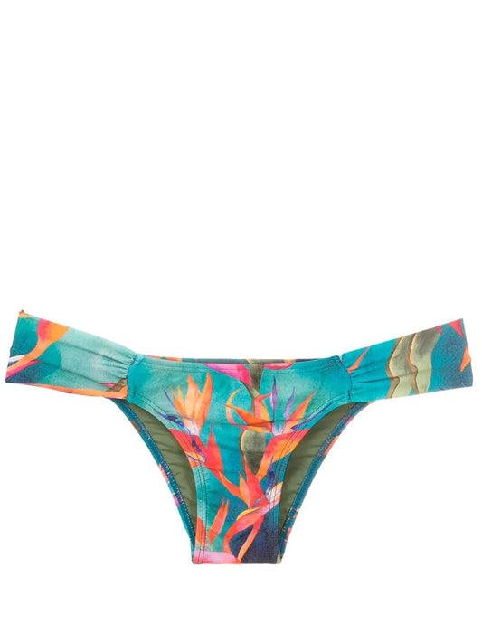 Ritz Gathered-Detail Bikini Bottoms