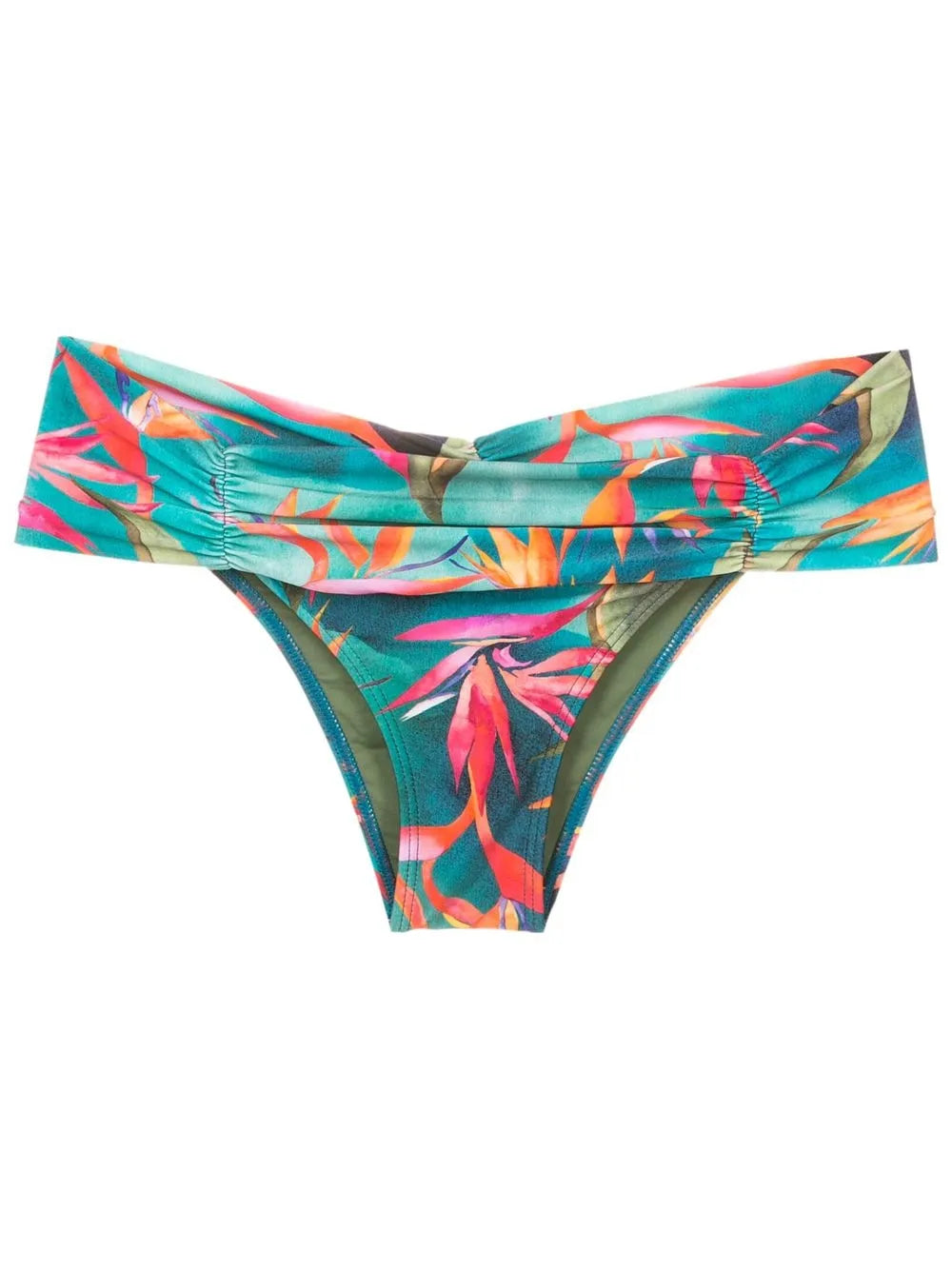 Ruched Waist Bikini Bottoms