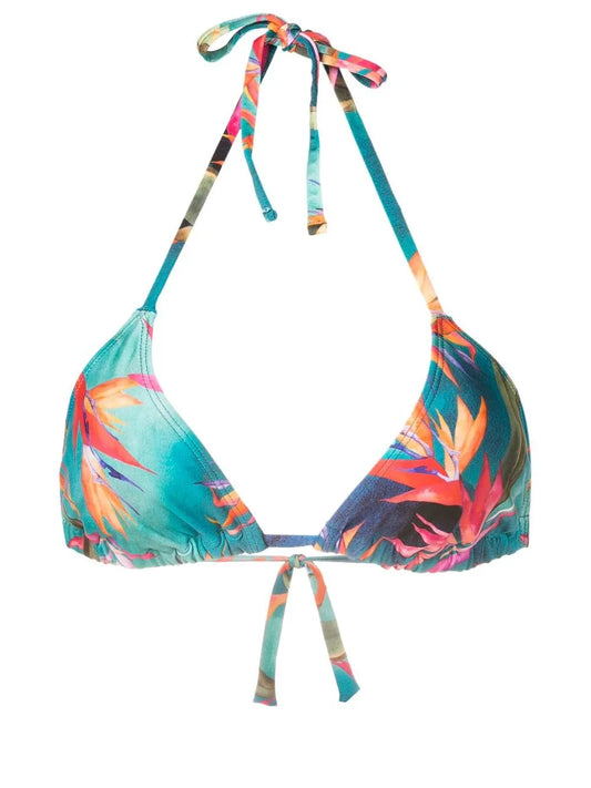 Lasmin Printed Bikini Top
