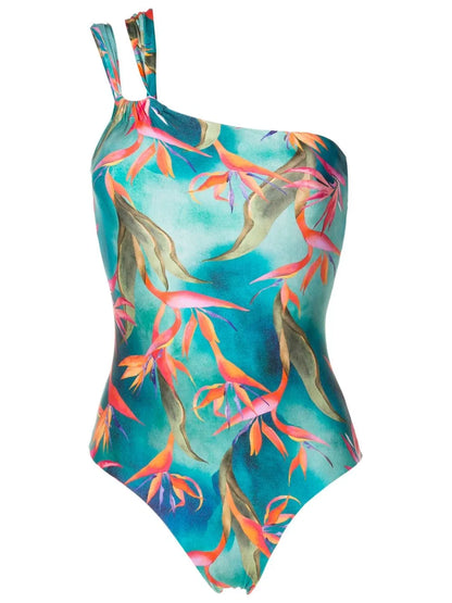 Miusha Single-Shoulder Swimsuit
