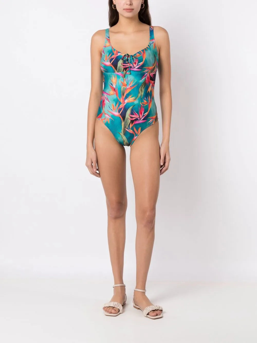 Floral-Print Swimsuit