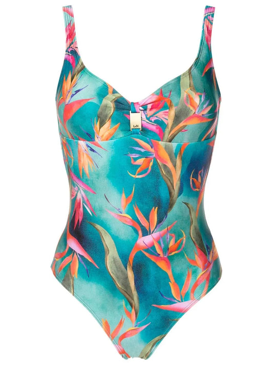 Roberta Graphic-Print Swimsuit